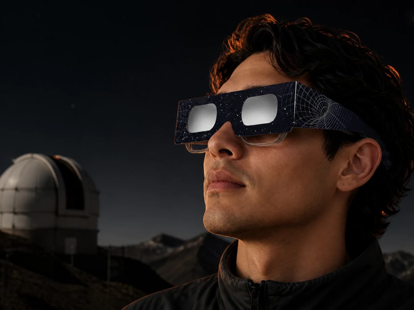 Lunettes d’éclipse motif Gravité