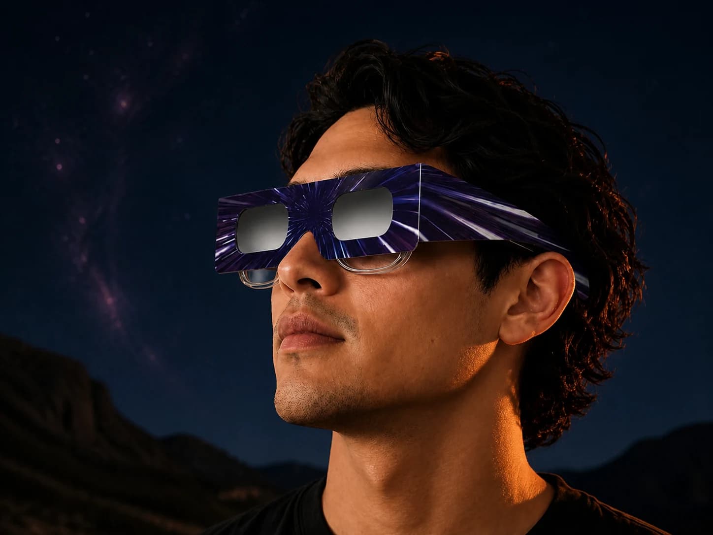 Lunettes d’éclipse motif Quasar